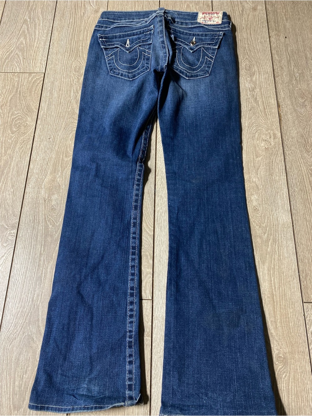 True Religion Jeans Womens Bootcut Low Rise Denim Size 28 Made in USA
